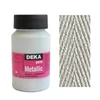Imagine 1/6 - Deka Perm Metallic vopsea textil metalizată125 ml - 92 alb