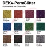 Imagine 4/7 -  Deka Perm Glitter vopsea textil cu sclipici  25 ml - 64 verde