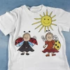 Marker textil cu capete duble Deka TwinPen - 90 negru