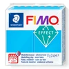 Plastilină care se întărește la coacere  FIMO Effect, 57 g - albastru translucid (8020-374)