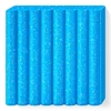FIMO Kids Plastilină care se întărește la coacere , 42 g - albastru sclipici (8030-312)