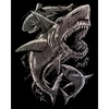Kit gravare zgarietura cu zgarietura, 20x25 cm - Sharks, holografic