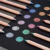 Imagine 4/6 - Set de desen Cretacolor Metallic and Black Set, în cutie cadou