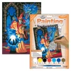 Set de colorat după numere, culori acrilice+pensulă, 22x30 cm - Wizard