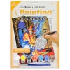 Set de colorat după numere, culori acrilice+pensulă, 22x30 cm - Wizard