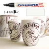 Marker pentru sticlă și porțelan, Kreul Classic Calligraphy - 68 alb