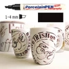 Marker pentru sticlă și porțelan, Kreul Classic Calligraphy - 71 negru