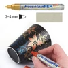 Marker pentru sticlă și porțelan , Kreul Metallic - 16 argintiu