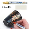 Marker pentru sticlă și porțelan , Kreul Metallic - 18 alb perlat