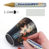 Marker pentru sticlă și porțelan , Kreul Metallic - 25 contururi argintiu