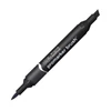 Imagine 3/4 - Marker tip pensulă cu alcool cu două vârfuri Promarker Brush - XB, black