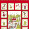 Imagine 2/4 - Material Patchwork - Makower - Festive Christmas 2019 2106-1 Panel, 60cm