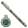 Sakura Pigma Micron 02 stilou pentru desen tehnic, 0,3 mm - verde