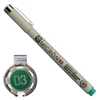 Sakura Pigma Micron 03 stilou pentru desen tehnic, 0,35 mm - verde