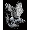 Set tablou gravură cu stilou gravură , 20x25 cm - Griffon, argintiu