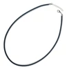 Colier din mătase cu armătură, 4 mm - mov