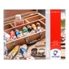 Talens Van Gogh set pictură acrilică, Basic Box, în cutie de lemn