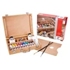Talens Van Gogh set pictură acrilică, Basic Box, în cutie de lemn