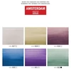 Talens Amsterdam set vopsea acrilică - 6x20 ml, culori sidefate