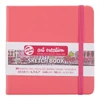 Caiet de desen și schițe Talens Art Creation Sketch Book,  140 g, 80 coli - 12x12 cm, coral