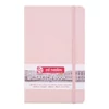 Caiet de desen și schițe Talens Art Creation Sketch Book,  140 g, 80 coli - 13x21 cm, roz pastel