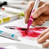 Talens Ecoline Brush Pen akvarell marker tip pensulă  în set  - 5 buc, Primary