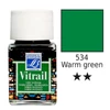 Vopsea de sticlă pe baza de rasina Vitrail, 50 ml - verde cald