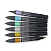 Set markere cu alcool cu două vârfuri ProMarker - 6 buc, metallic