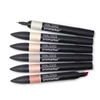 Set markere cu alcool cu două vârfuri ProMarker- 6 buc, skin tones set 1