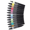 Set markere cu alcool cu două vârfuri ProMarker- 12+1 buc, Set 2