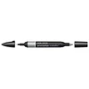ProMarker Metallic marker cu alcool cu două vârfuri  - silver