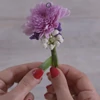 Panglică creponată - maro
