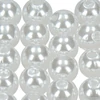 Mărgele de ceară acrilică Tekla, 8 mm, 32 buc - alb