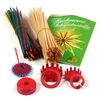 Imagine 1/4 - Set de confectionare stelute din paie, 8 piese