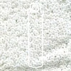 Mărgele de sticlă japoneze Miyuki, mărgele rocailles  11/0 - White Pearl Ceylon