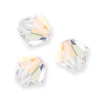 Colier din Mărgele conice de cristal  Preciosa, 4 mm - Crystal AB