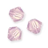 Colier din Mărgele conice de cristal  Preciosa, 4 mm - Rose Opal