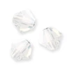 Colier din Mărgele conice de cristal Preciosa, 4 mm - Opal Alb