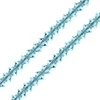 Imagine 1/2 - Colier din Mărgele conice de cristal  Preciosa, 4 mm - Aqua Bohemica
