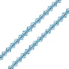 Imagine 1/2 - Colier din Mărgele conice de cristal  Preciosa , 4 mm - Aqua
