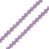 Imagine 1/2 - Colier din Mărgele conice de cristal  Preciosa, 4 mm - Violet