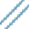 Colier din Mărgele conice de cristal  Preciosa , 6 mm - Aqua
