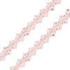 Colier din Mărgele conice de cristal  Preciosa, 6 mm - Trandafir Clar