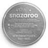 Snazaroo arcfesték korong - csillámos fémszürke, sparkle gun metal grey 761