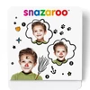 Imagine 3/4 - Set de vopsea pentru fata Snazaroo, mini - om de zapada