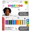Imagine 1/2 - Set de cretă pentru pictura pe față Snazaroo - 12 culori