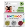 Snazaroo Bio Glitter Fine Set glitter pudră cu gel de fixare