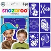 Șablon de pictură pe față Snazaroo, 6 modele - Adventure, pentru băieți