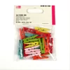Cleme lemn , 30 mm, 24 buc - culori mixte