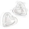 Inimă din plastic din două părți - 8 cm